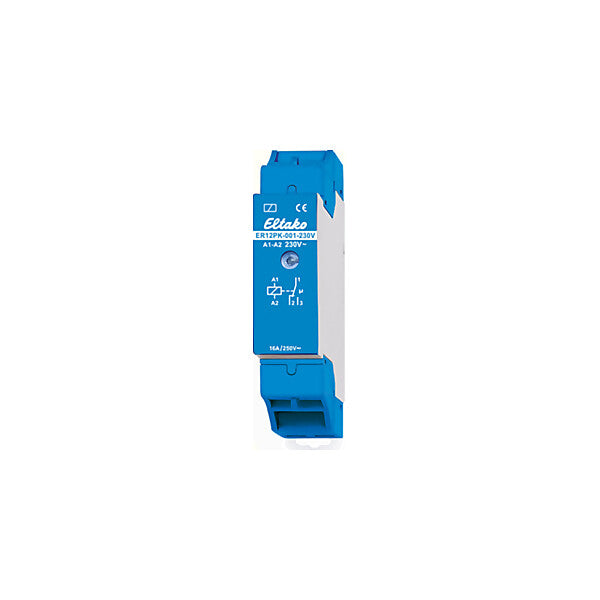 Eltako Schaltrelais mit Plombierk appe, 1 Wechsler 16A ER12PK-001-230V